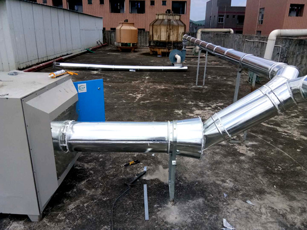 陜西戶縣印刷廠VOCS有機(jī)廢氣除臭項目已安裝完畢 陜西戶縣印刷廠VOCS有機(jī)廢氣除臭項目已安裝完畢